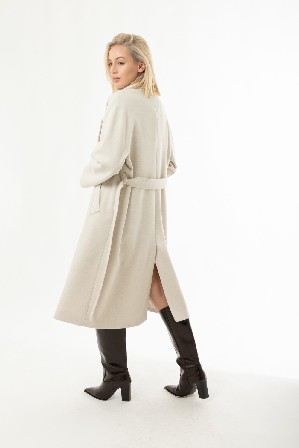 Παλτό μακρύ μάλλινο oversized