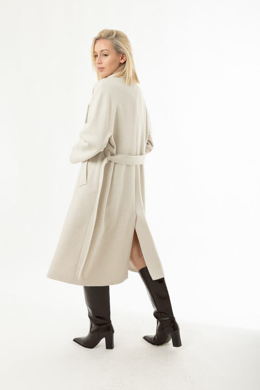 Παλτό μακρύ μάλλινο oversized