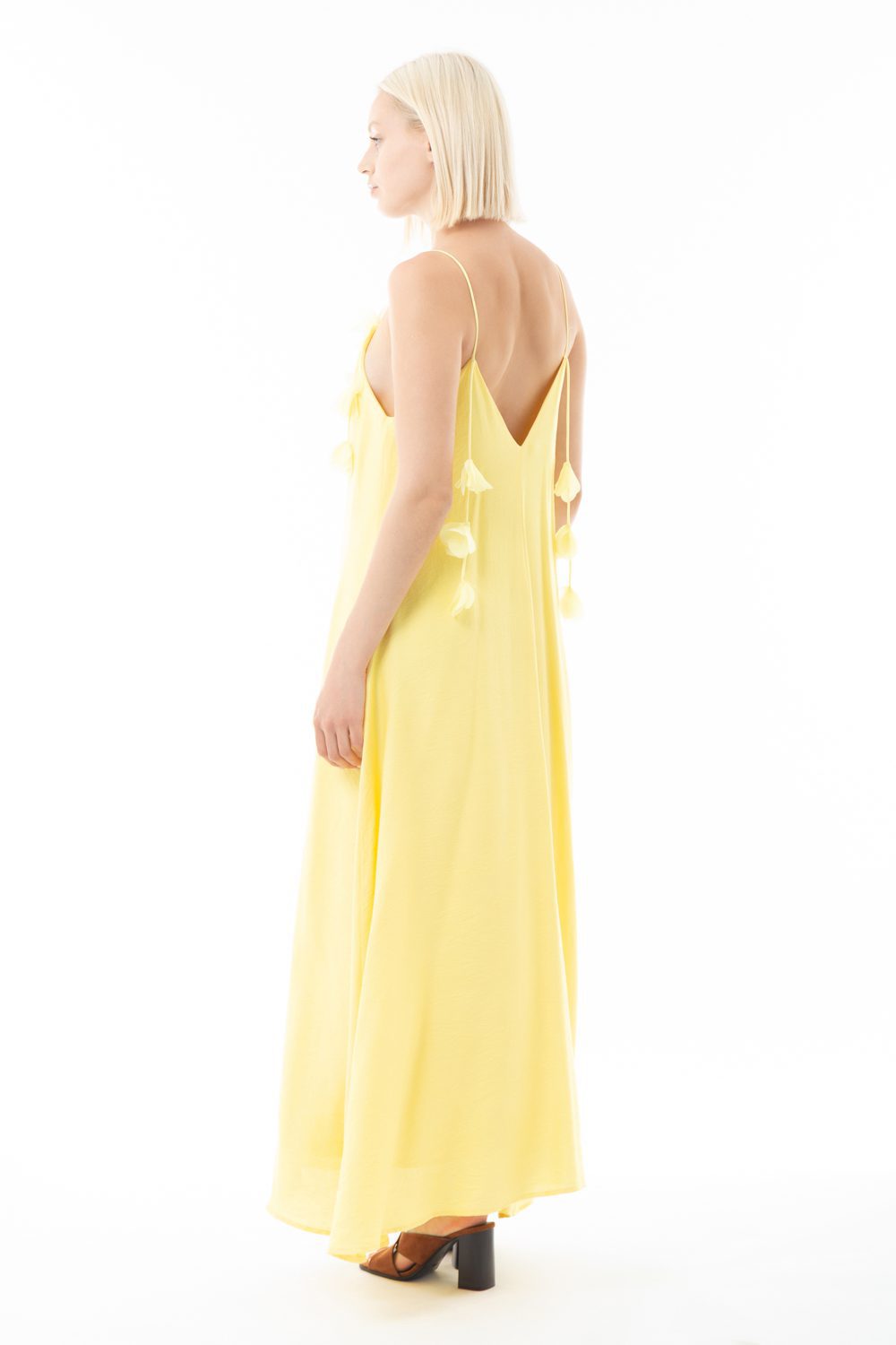 Φόρεμα maxi elegant detailed