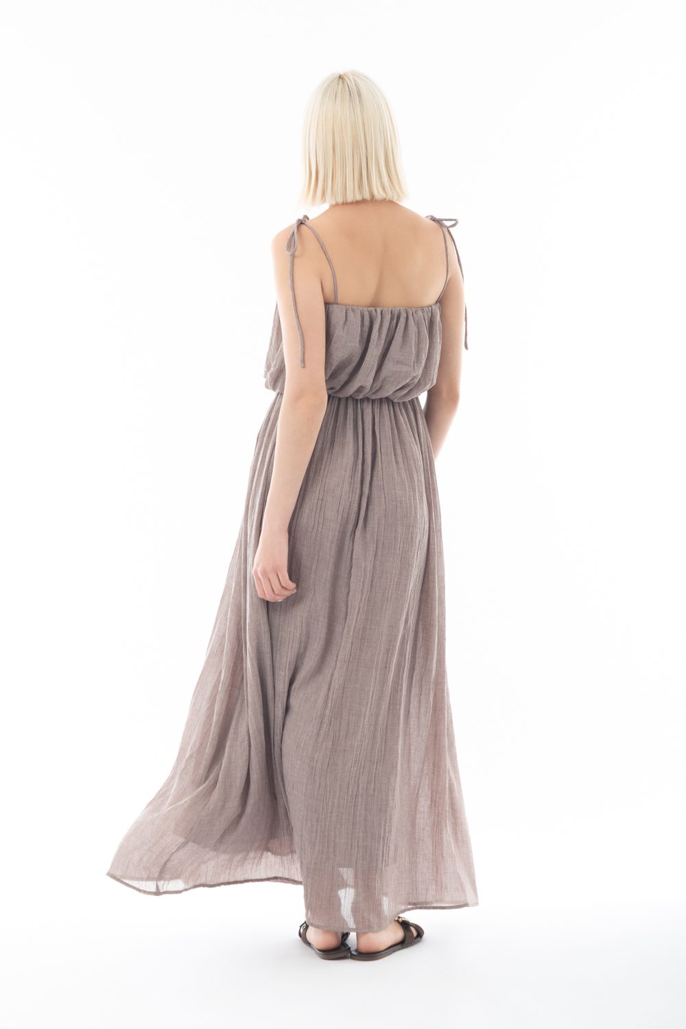 Φόρεμα maxi elegant βουάλ