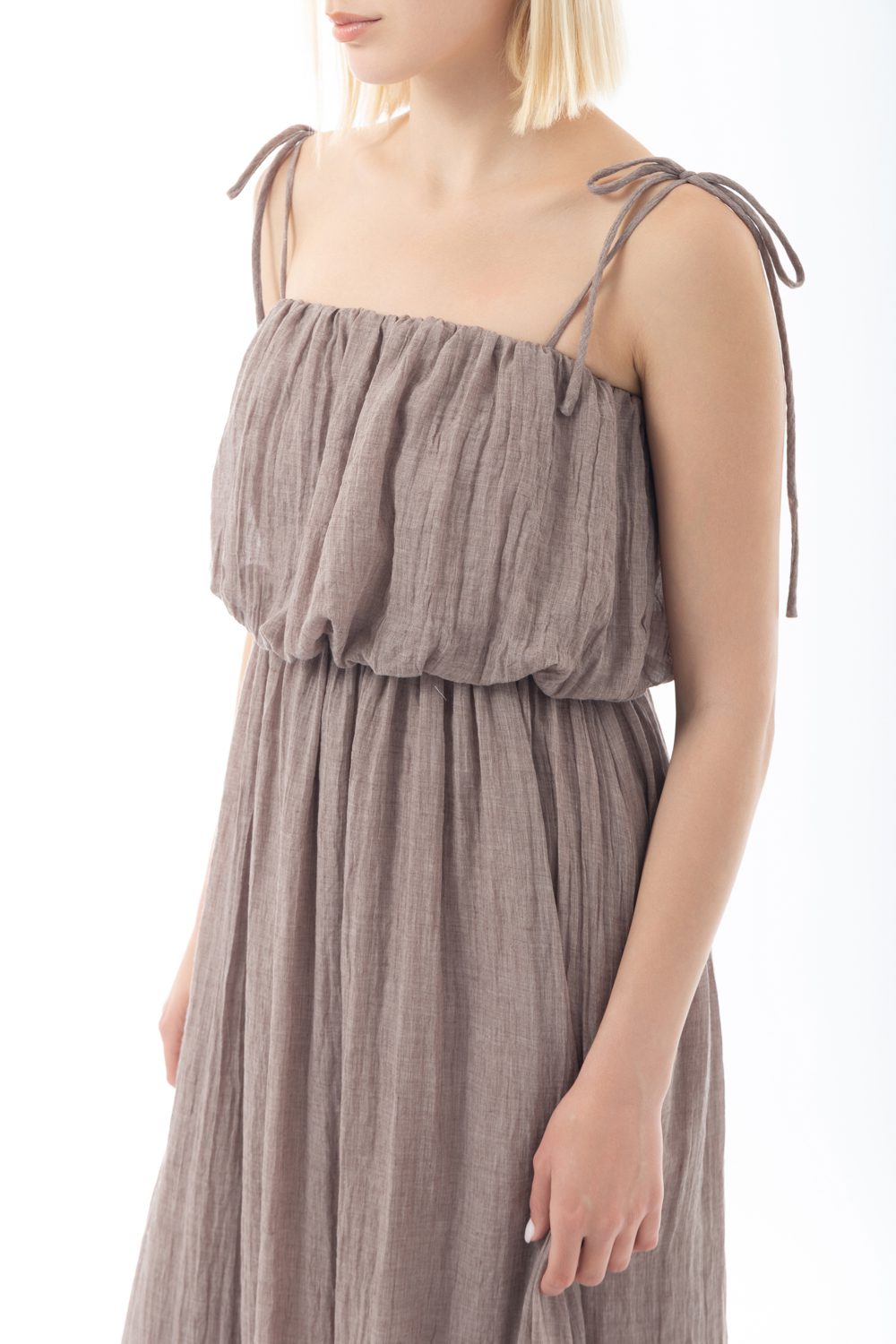Φόρεμα maxi elegant βουάλ