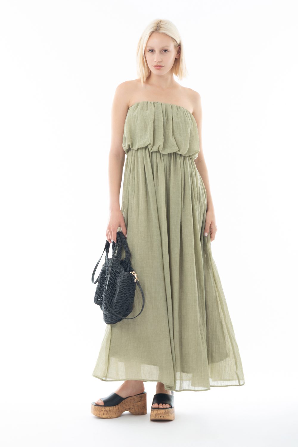 Φόρεμα maxi elegant βουάλ