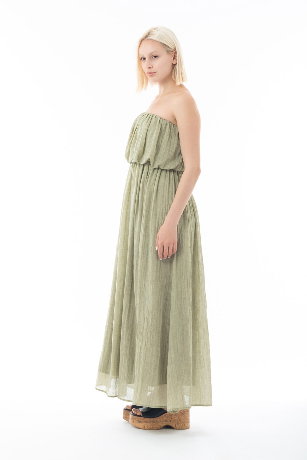 Φόρεμα maxi elegant βουάλ