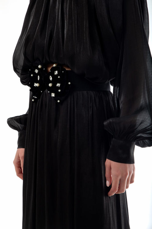 Ζώνη ελαστική με εντυπωσιακή αγκράφα