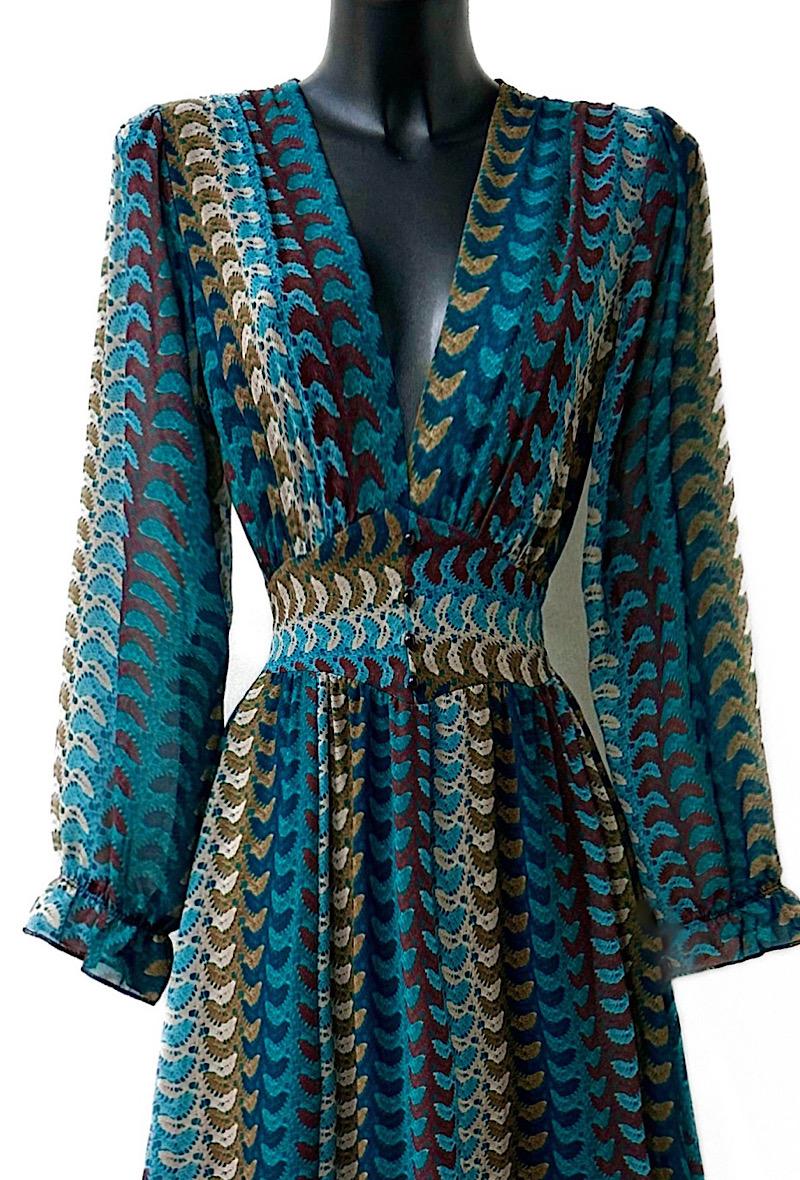 Φόρεμα maxi elegant printed