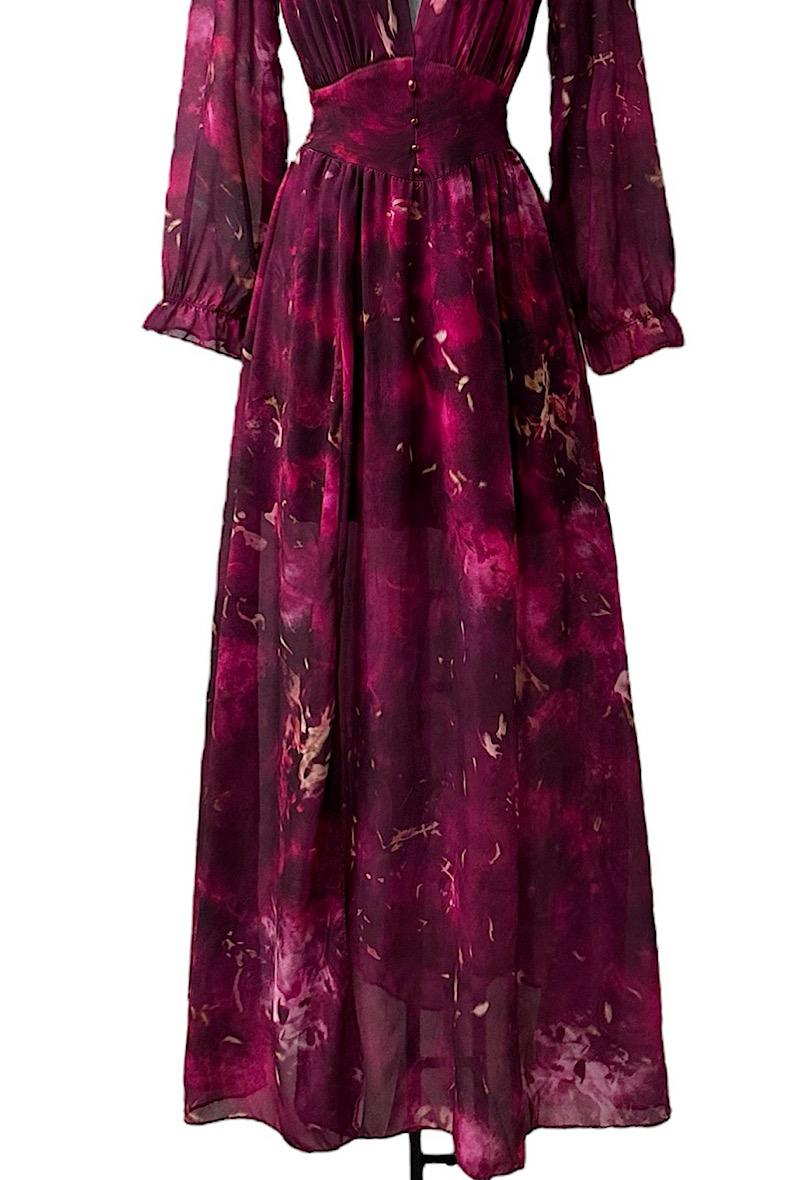 Φόρεμα maxi elegant printed