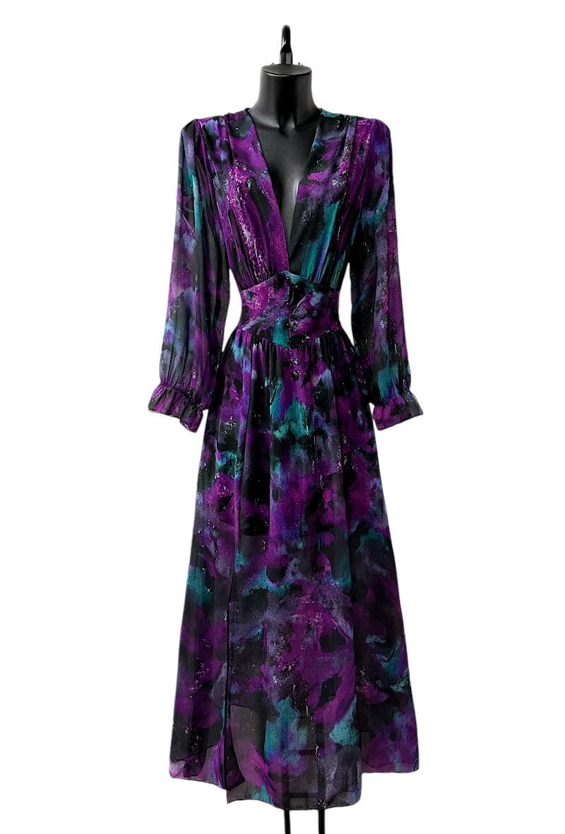 Φόρεμα maxi elegant printed