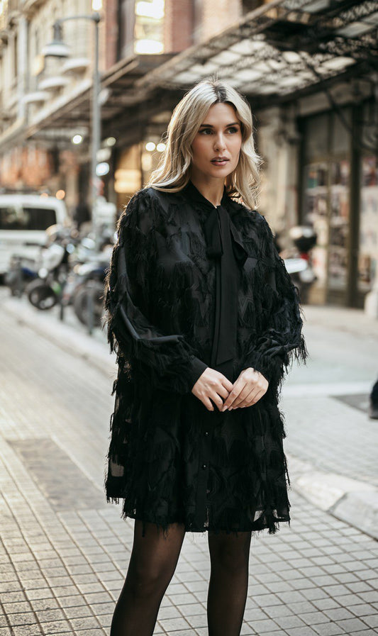 Φόρεμα mini βραδινό detailed