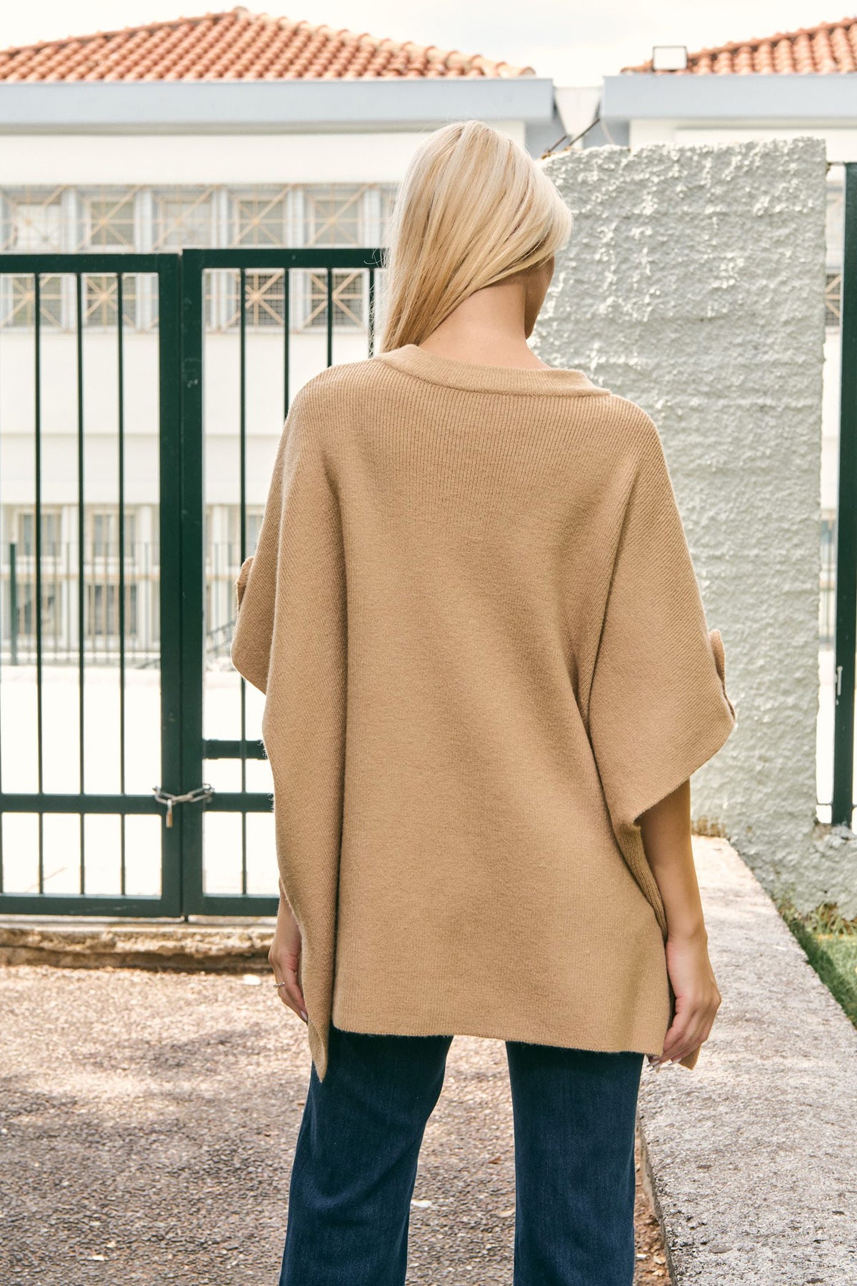 Ζακέτα rib oversized