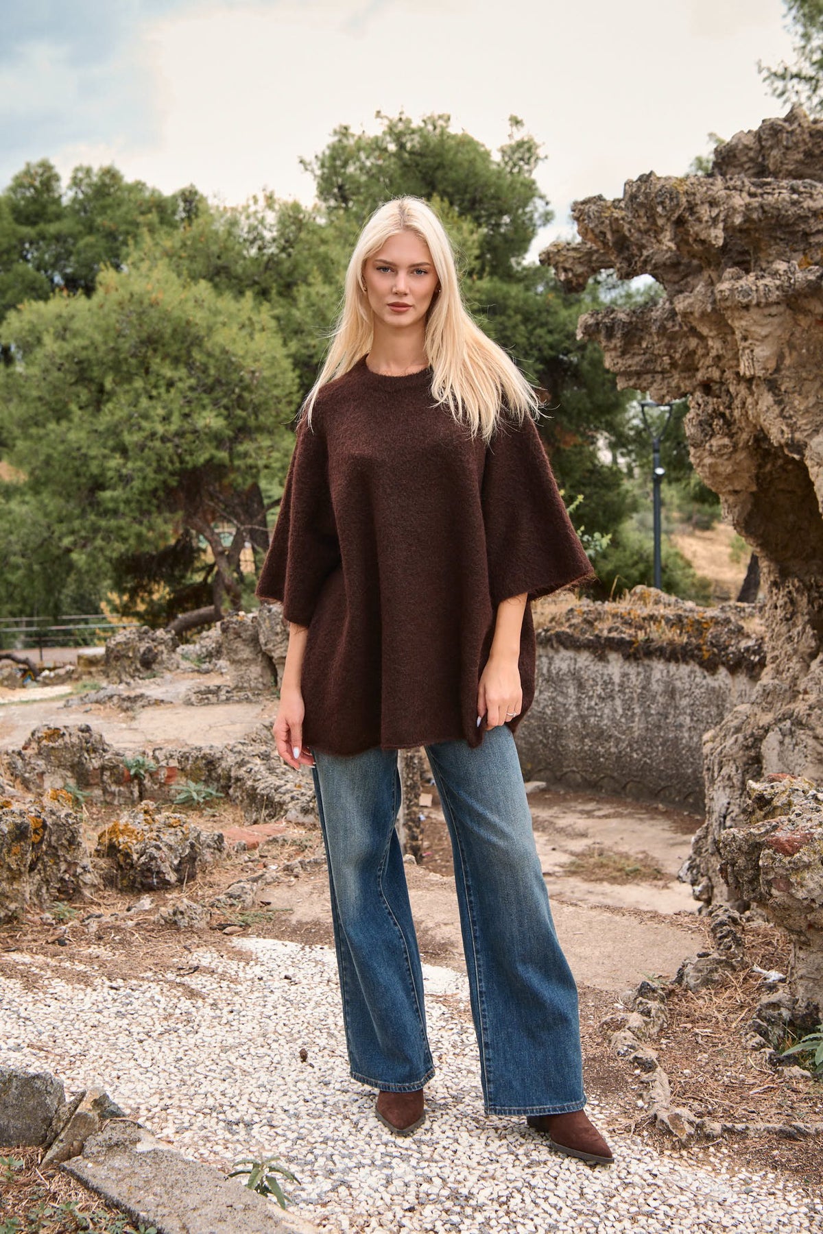 Pullover mohair oversized