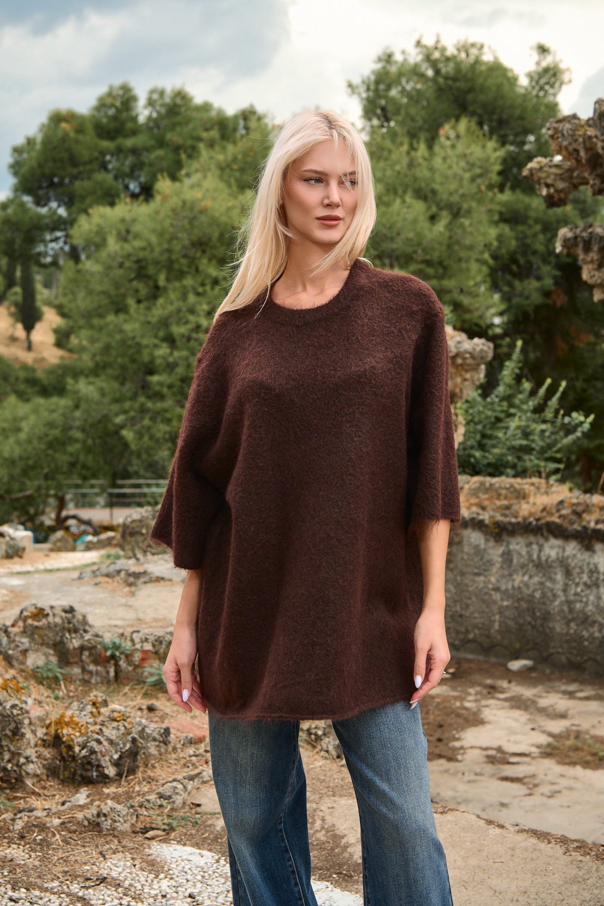 Pullover mohair oversized
