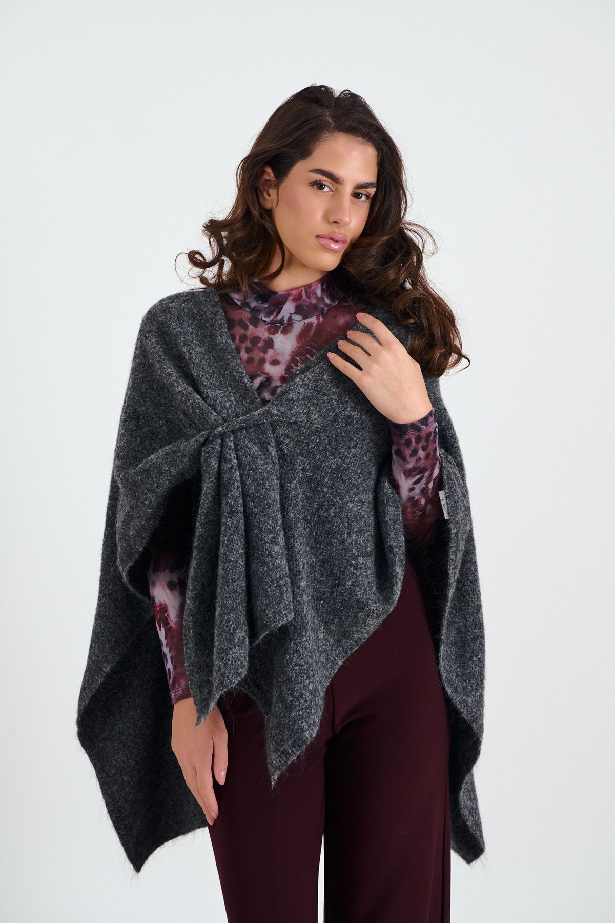 Ponchos πλεκτό