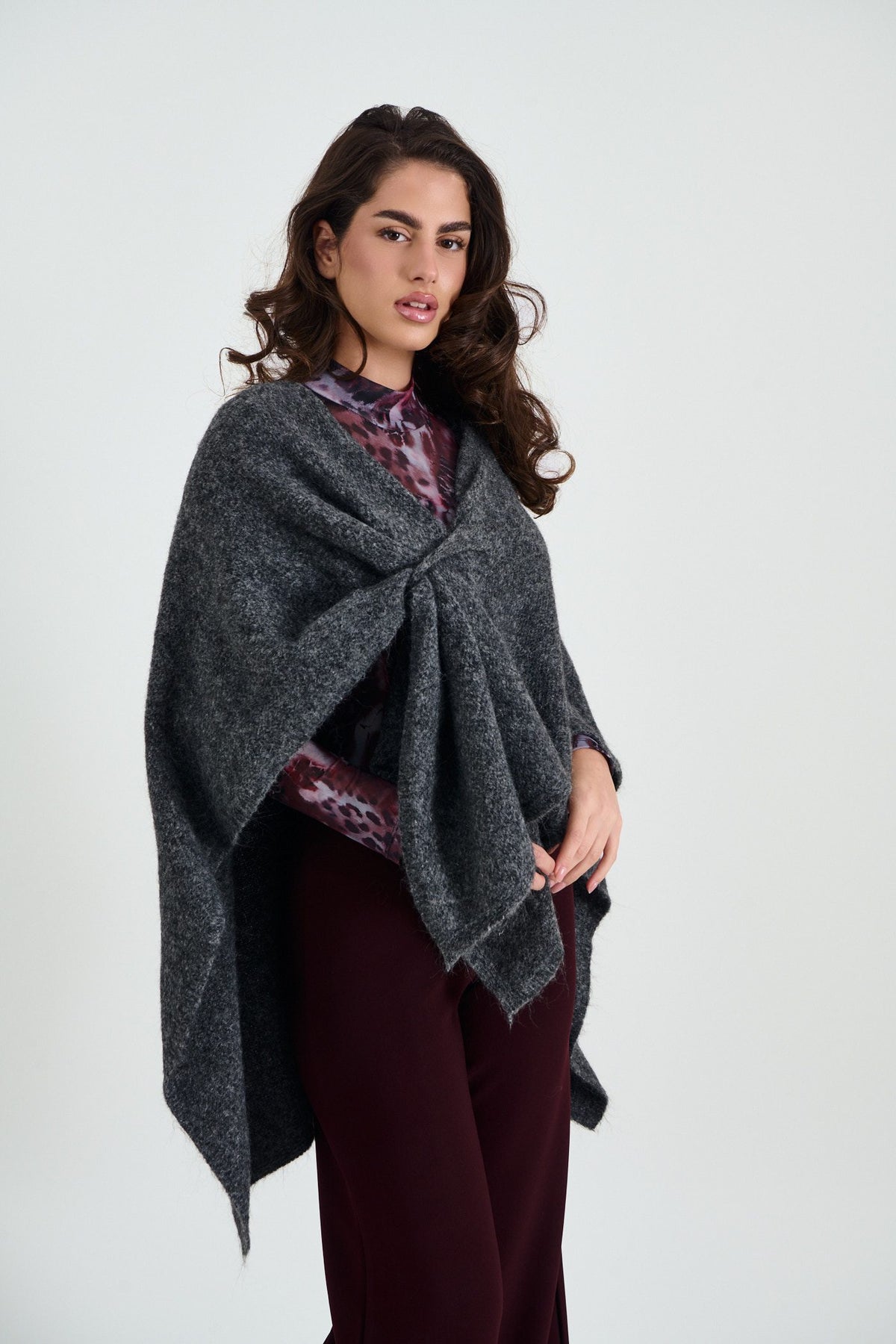 Ponchos πλεκτό