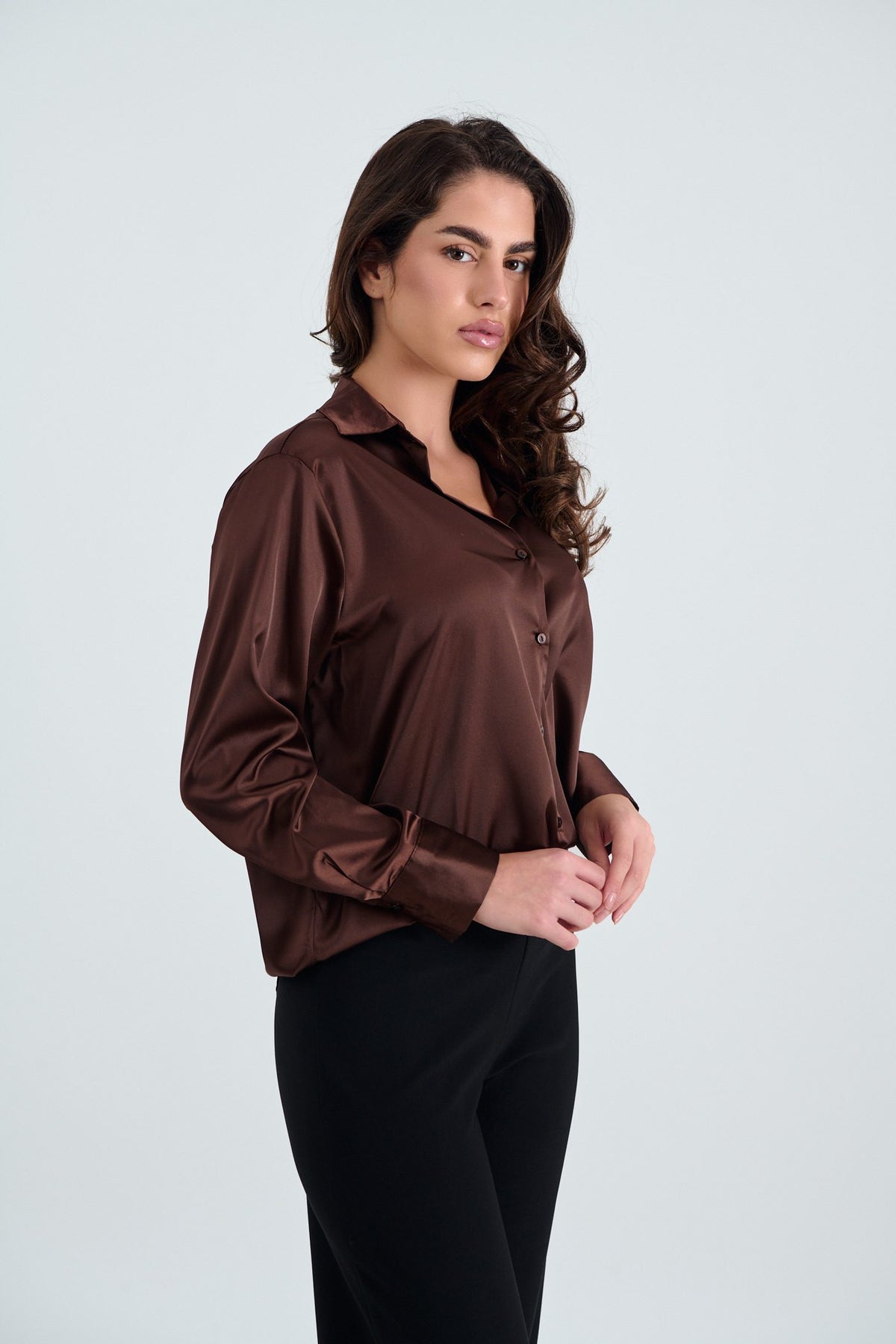 Πουκάμισο satin viscose