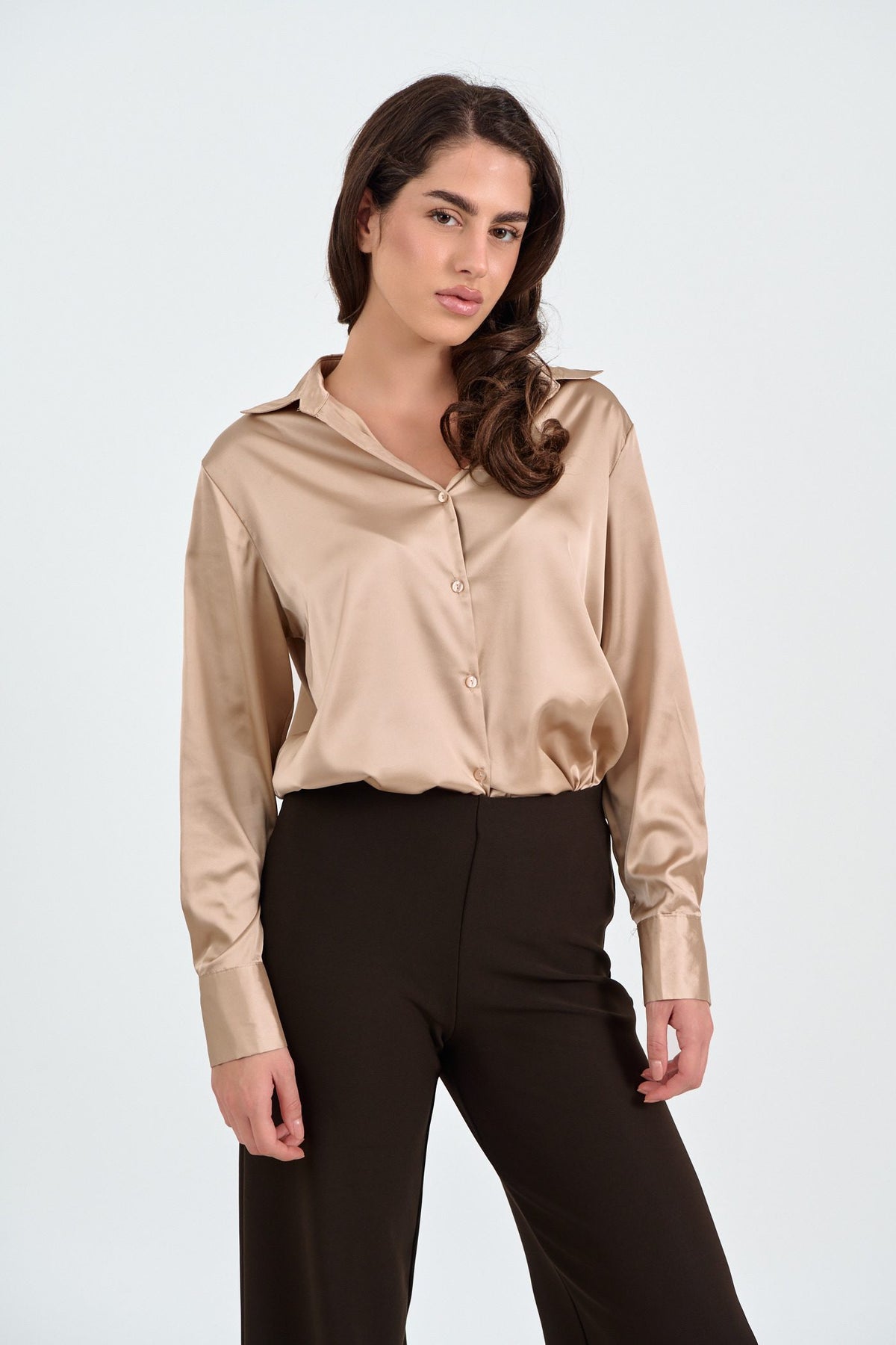 Πουκάμισο satin viscose