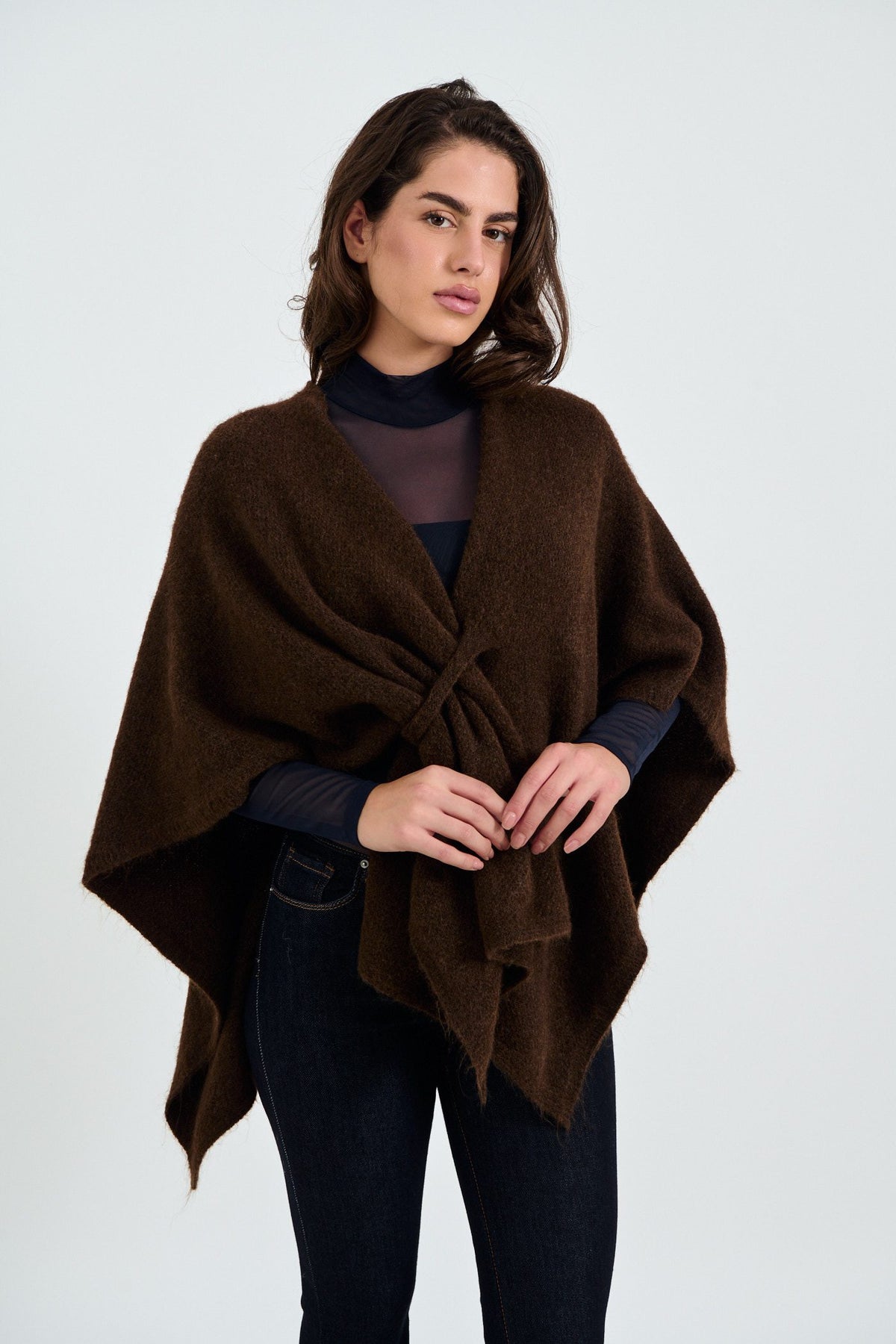 Ponchos πλεκτό