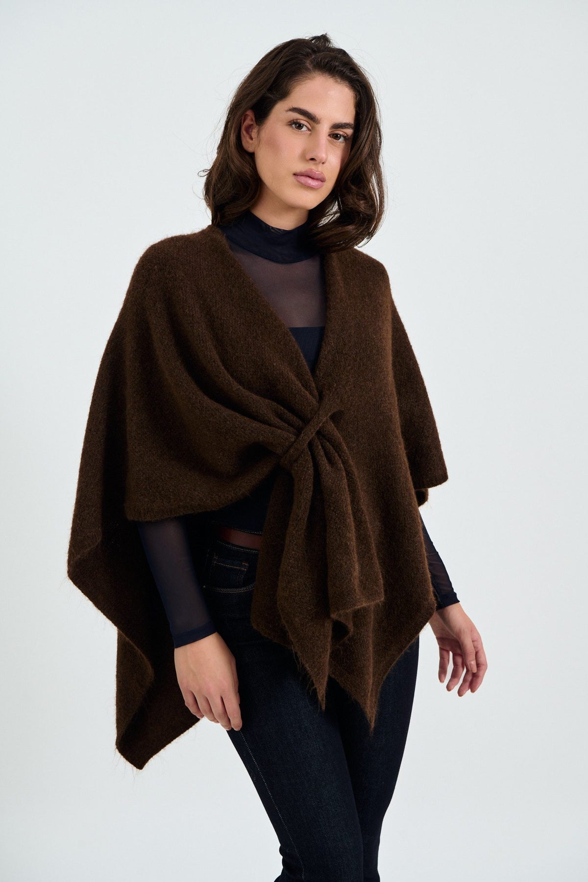Ponchos πλεκτό