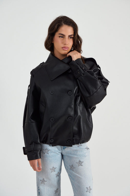 Jacket eco leather