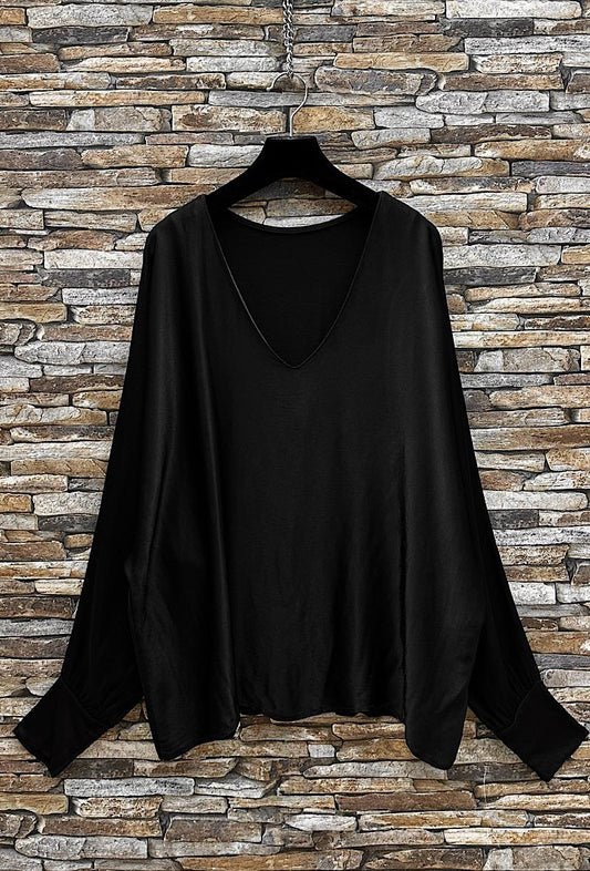 Μπλούζα loose viscose/rayon