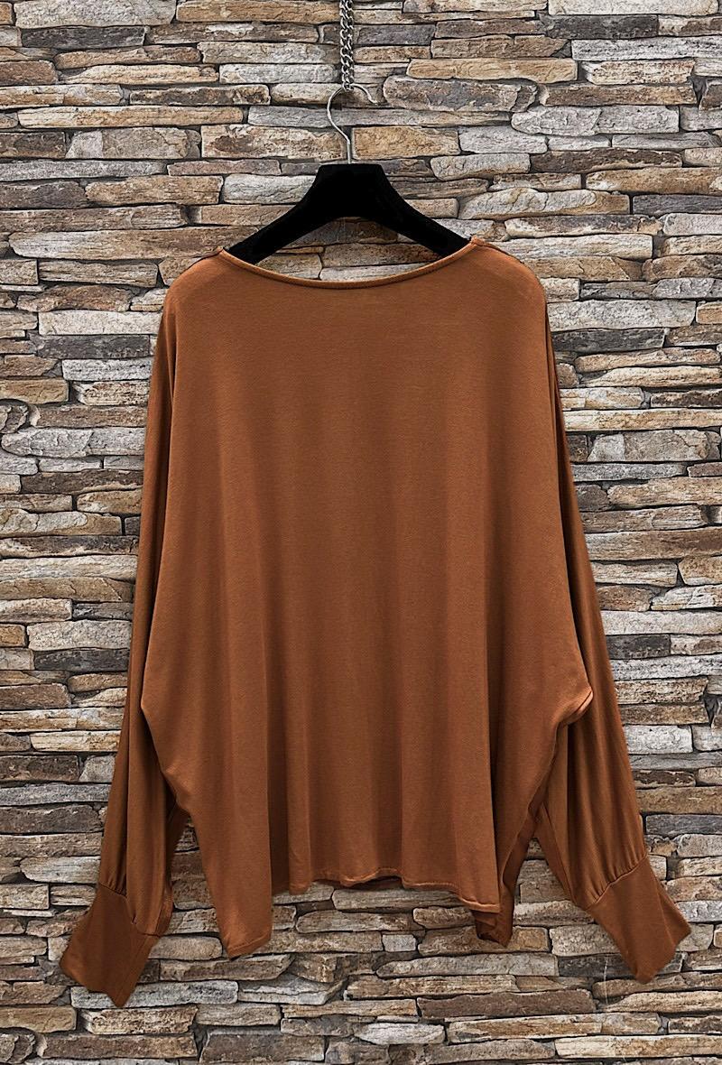 Μπλούζα loose viscose/rayon