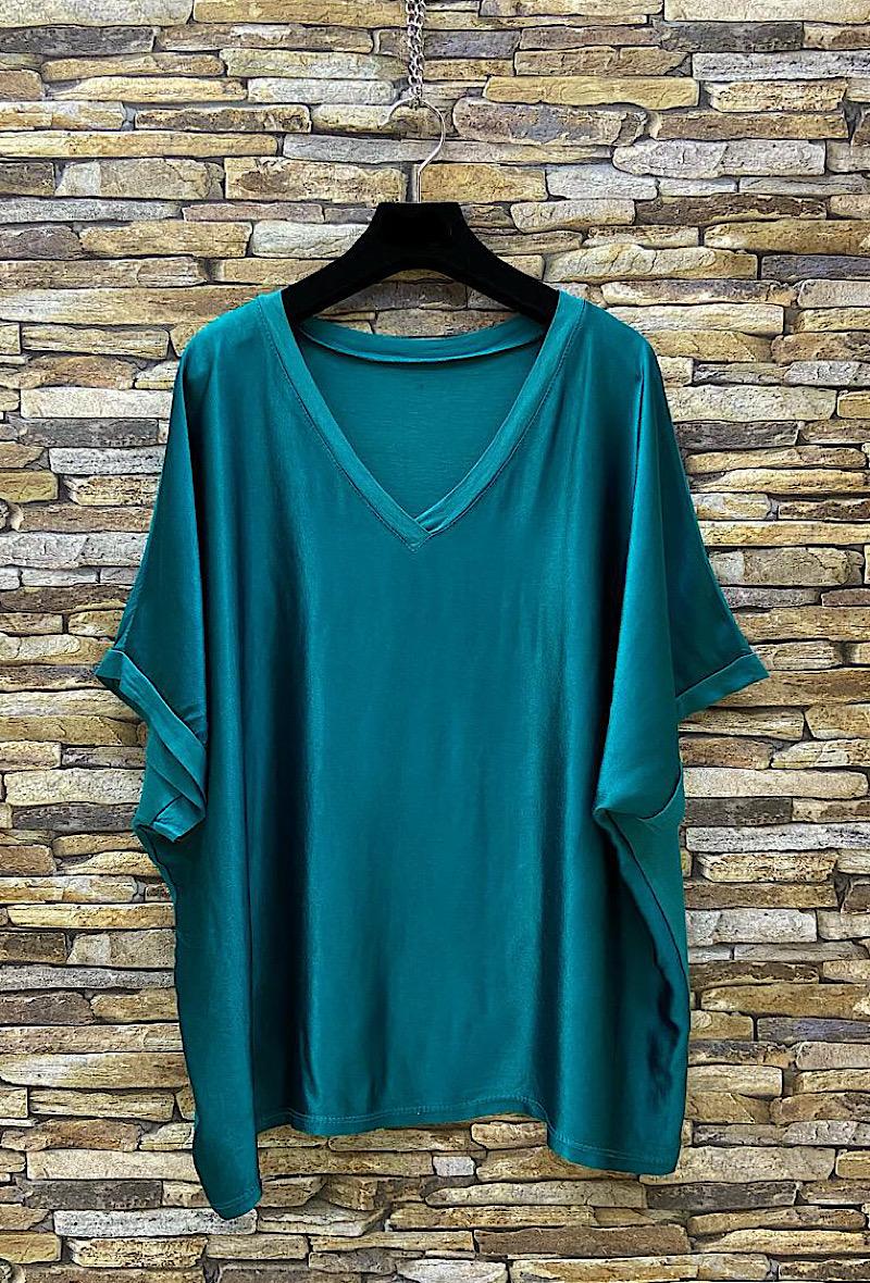 Μπλούζα loose satin/viscose