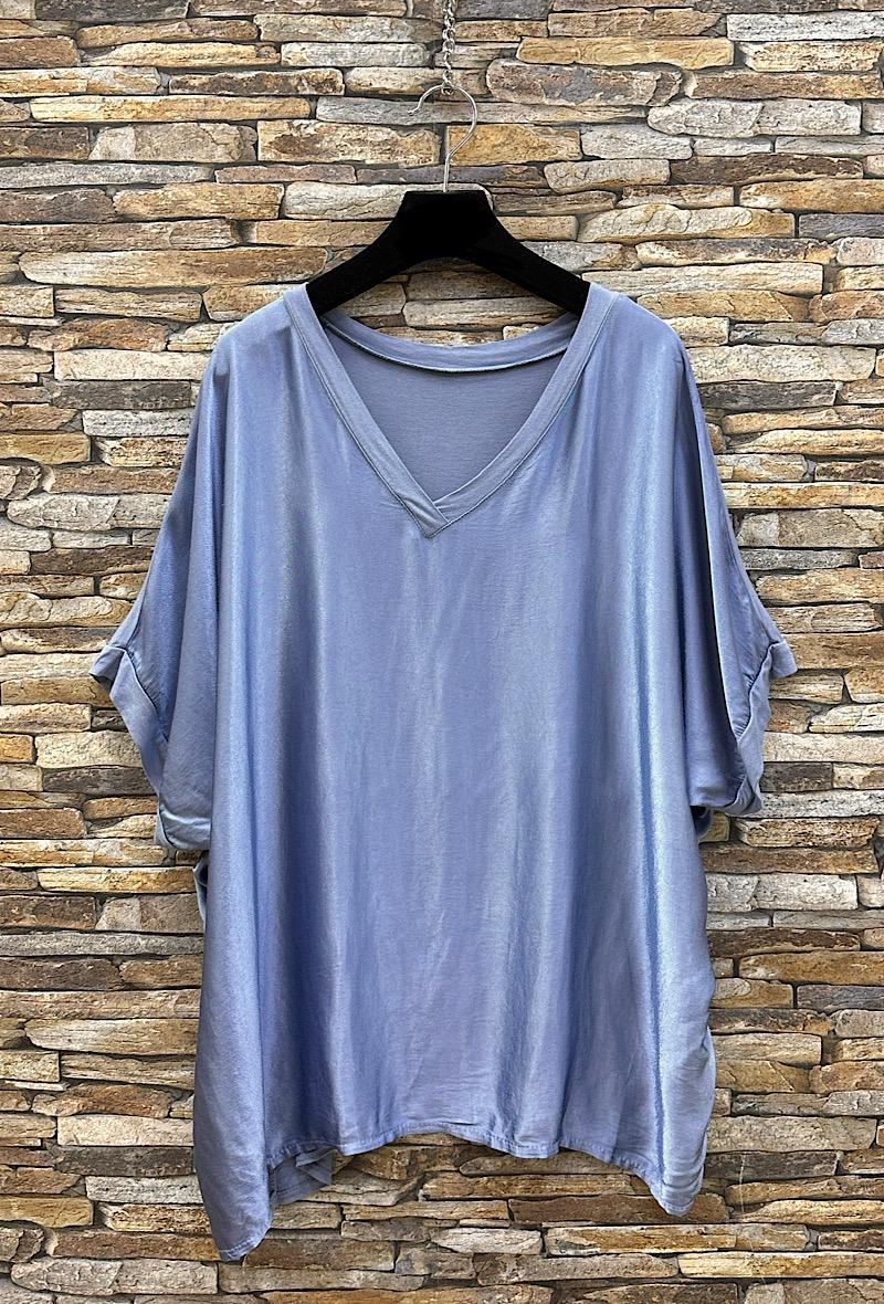 Μπλούζα loose satin/viscose