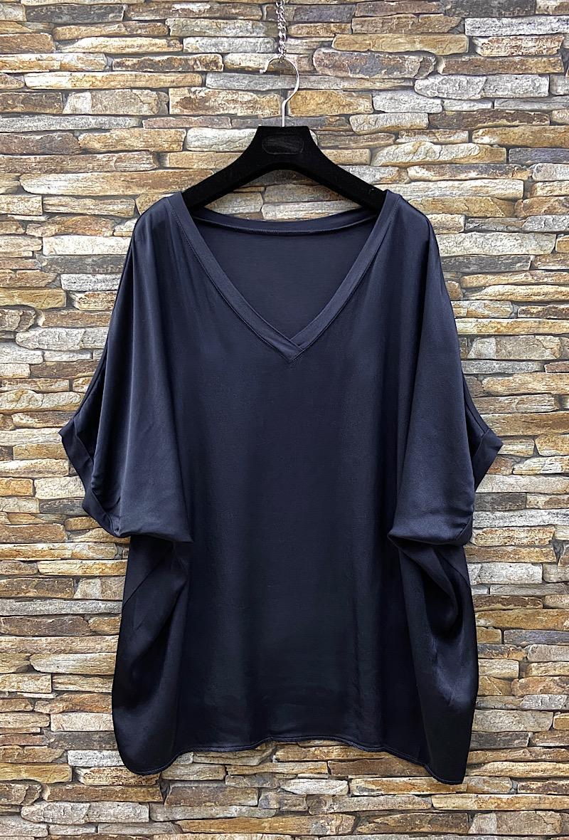 Μπλούζα loose satin/viscose