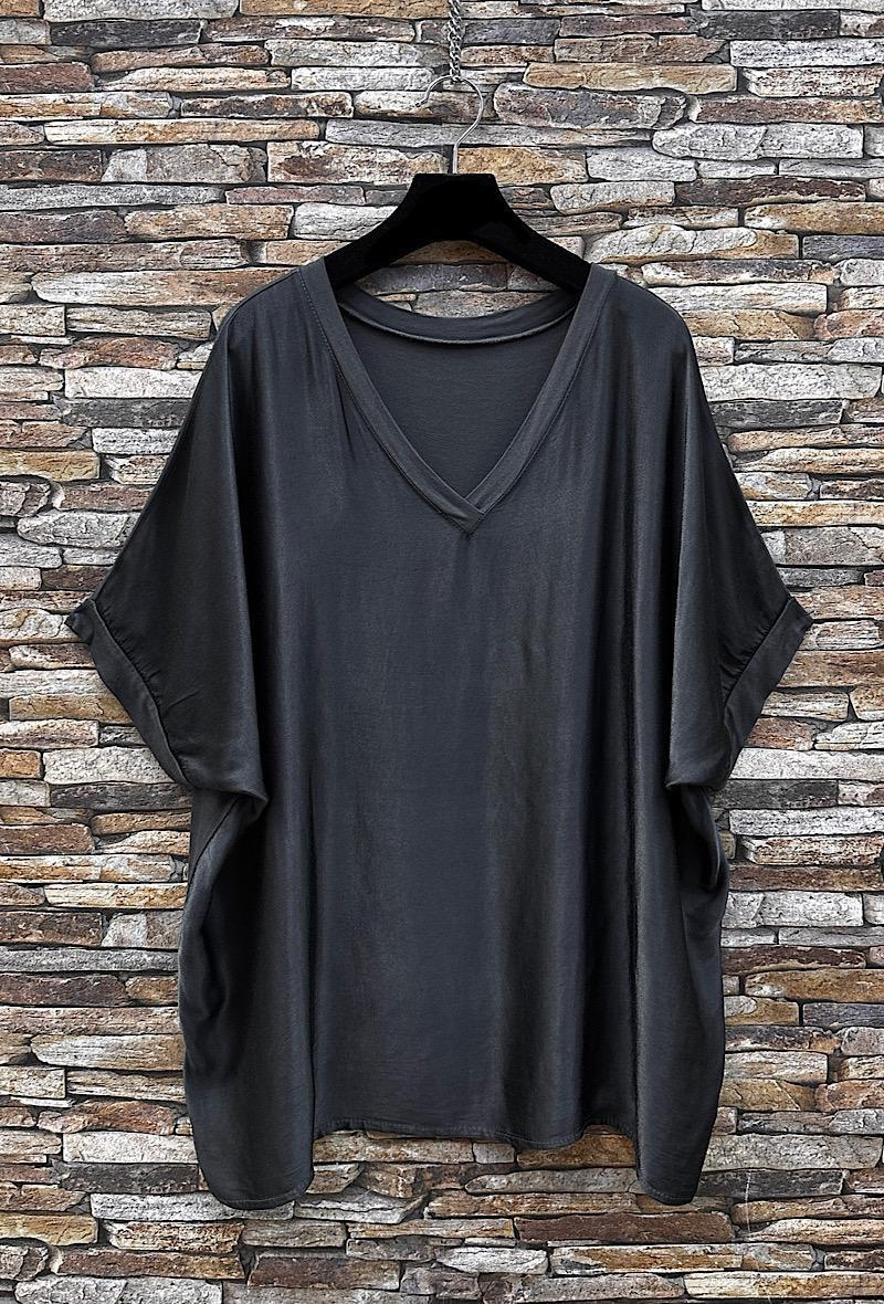 Μπλούζα loose satin/viscose