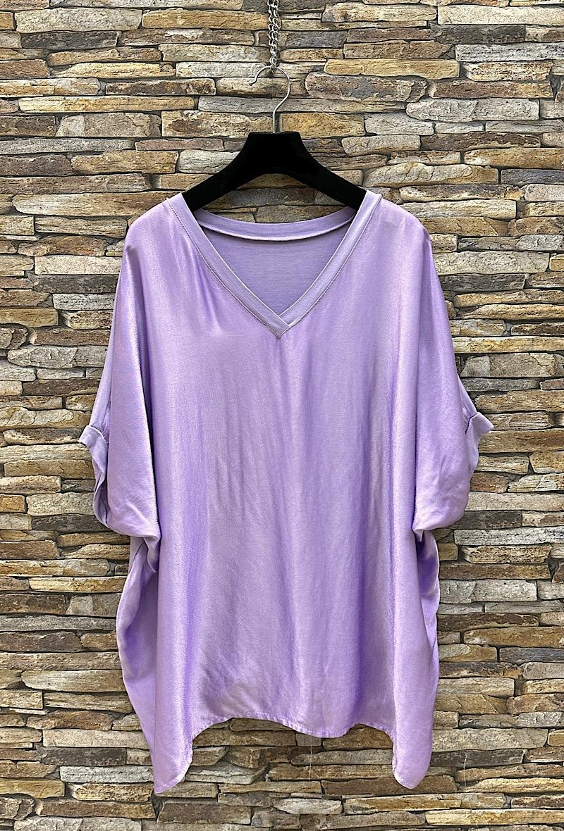Μπλούζα loose satin/viscose