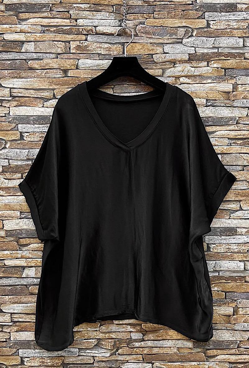 Μπλούζα loose satin/viscose