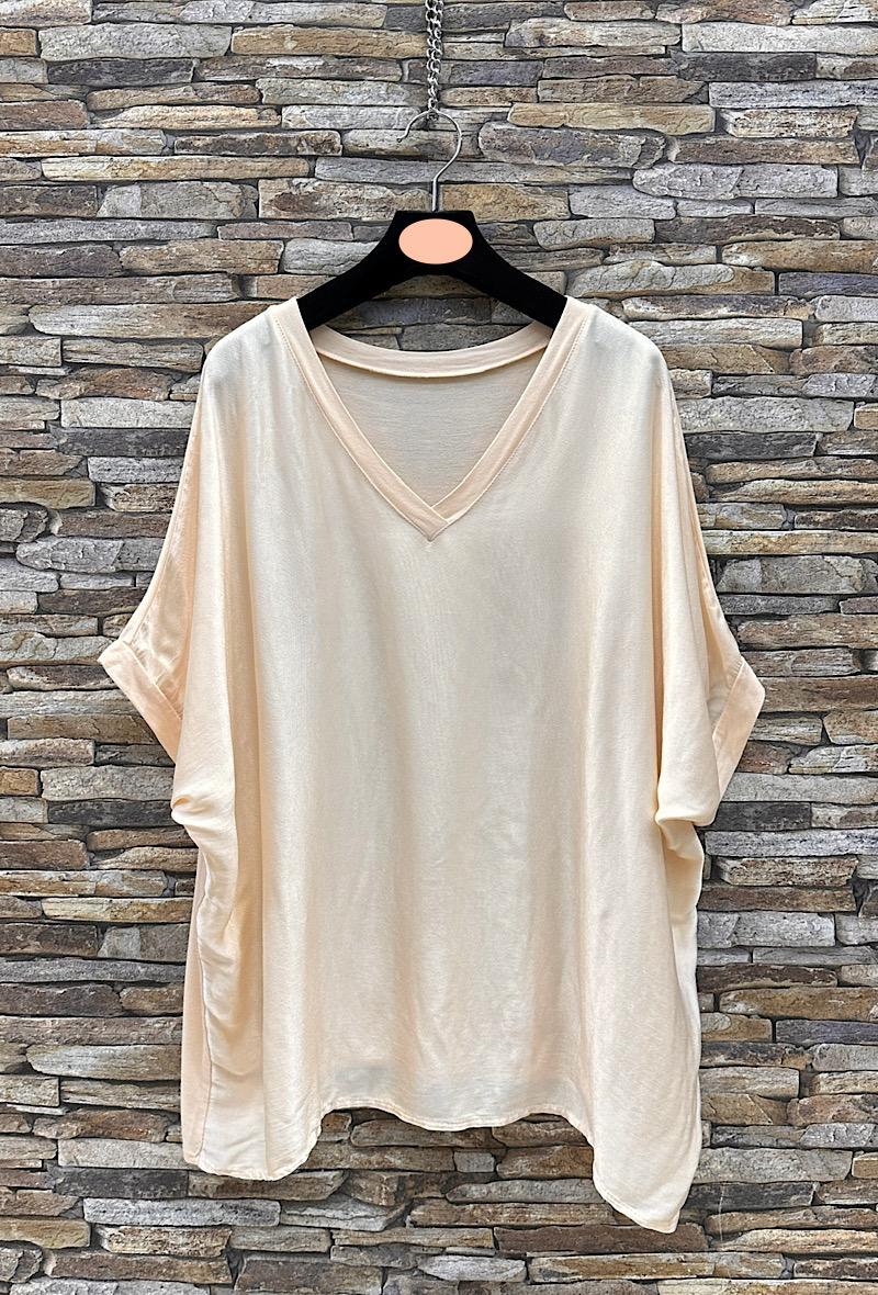 Μπλούζα loose satin/viscose