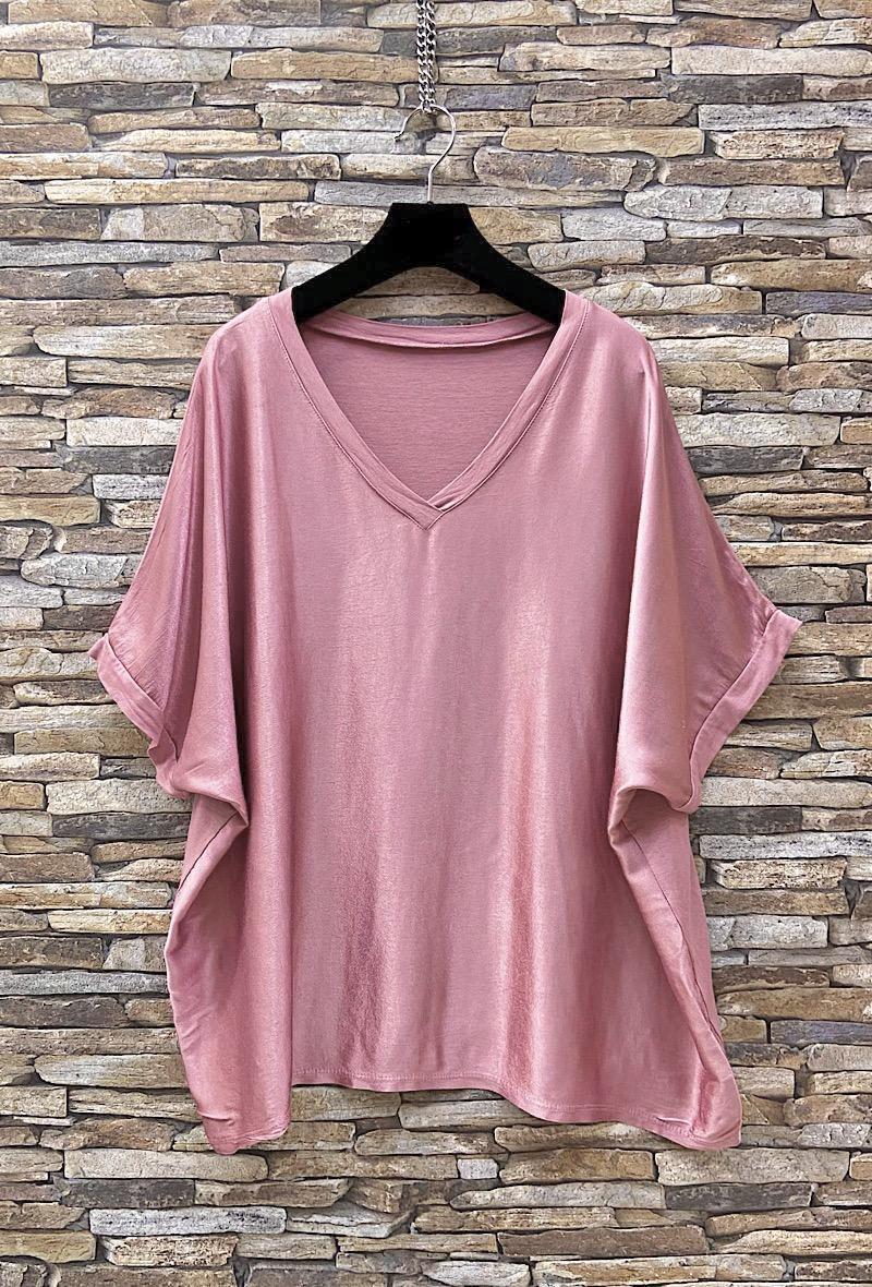 Μπλούζα loose satin/viscose