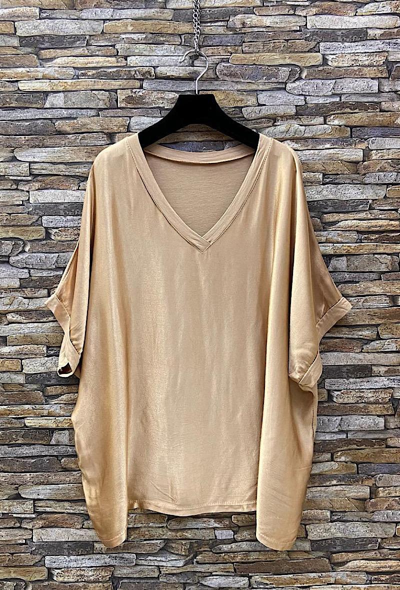 Μπλούζα loose satin/viscose