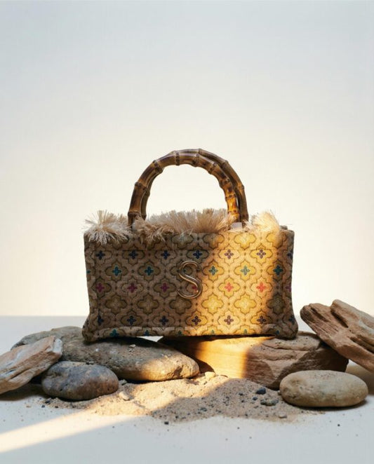 THEA MINI BAMBOO TOTE BAG