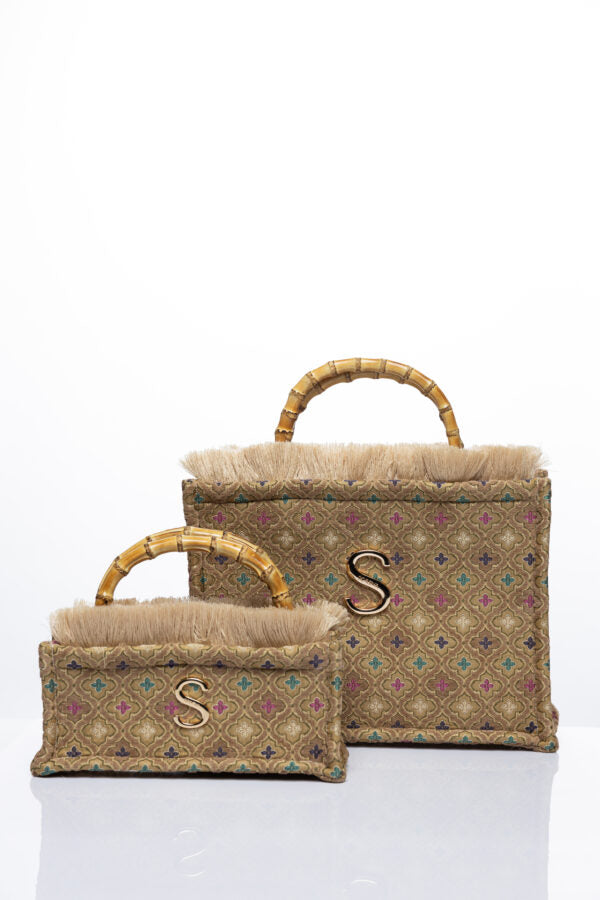 THEA MINI BAMBOO TOTE BAG
