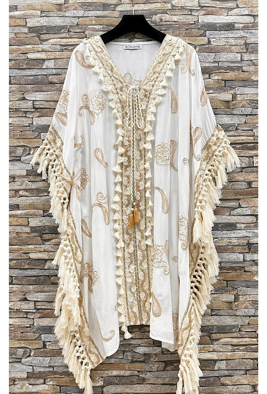 Tunic boho embroidery