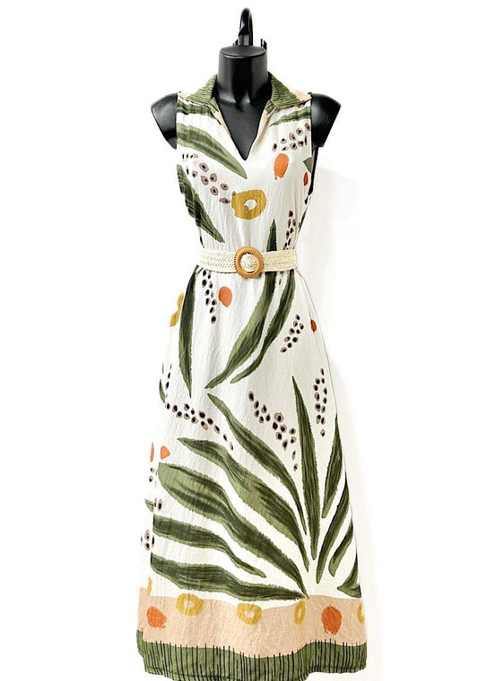 Φόρεμα floral printed viscose