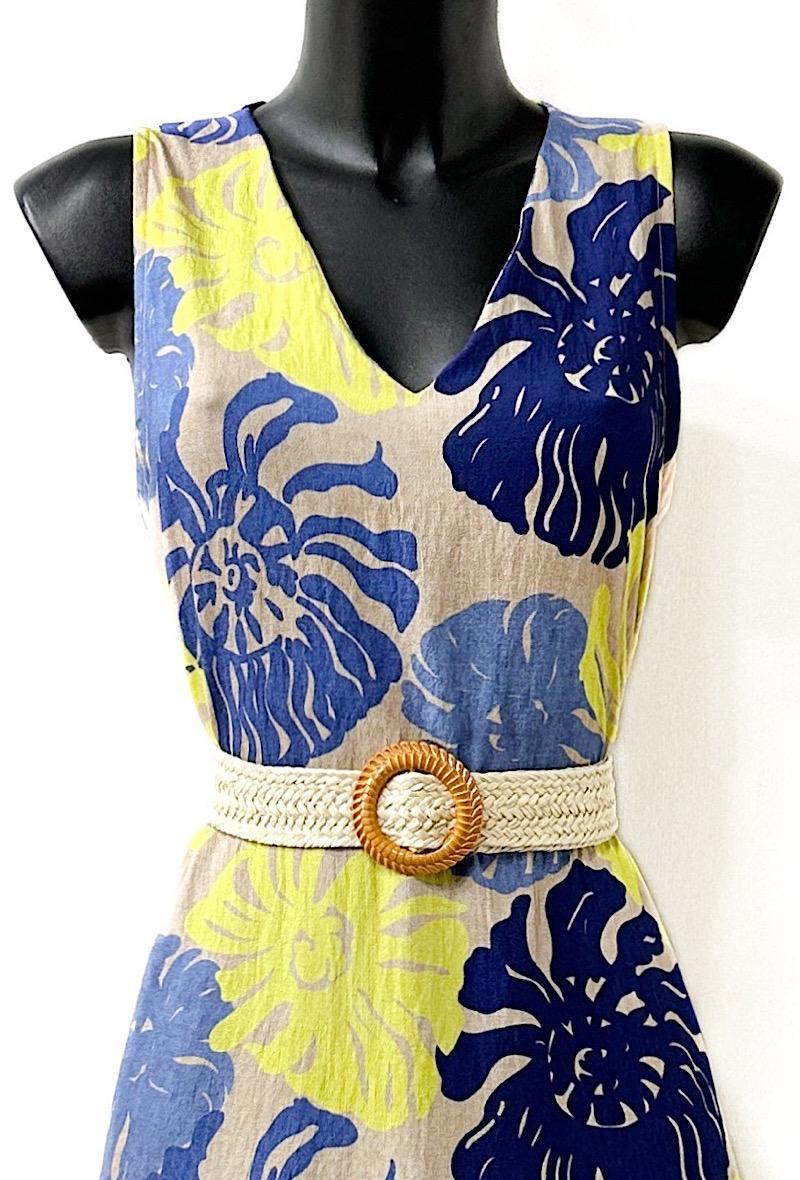 Φόρεμα floral printed viscose