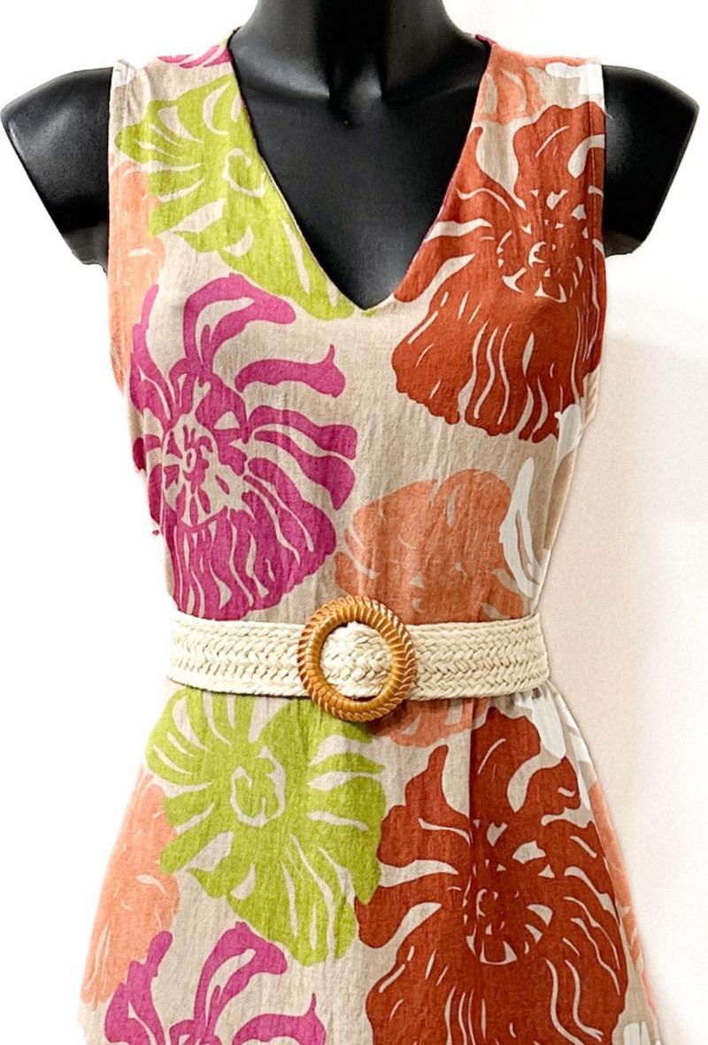Φόρεμα floral printed viscose