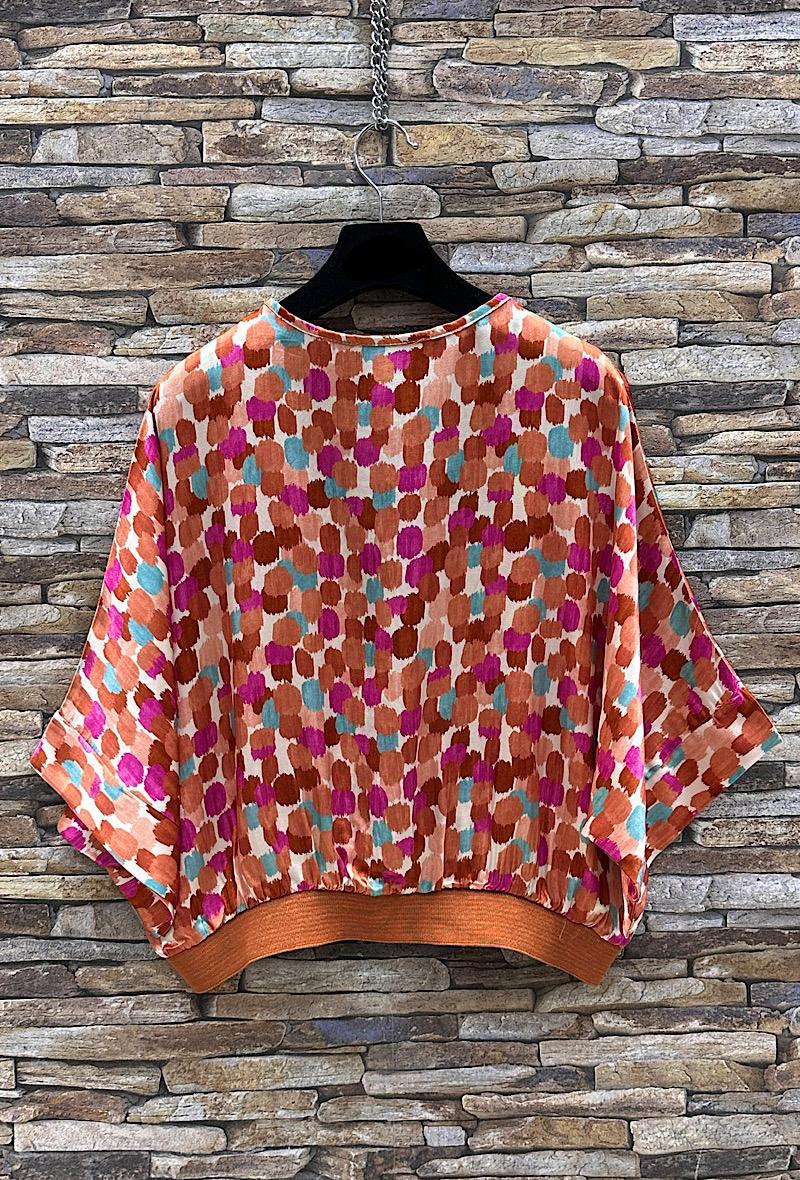 Κιμονό κοντό βισκόζ loose εμπριμέ printed
