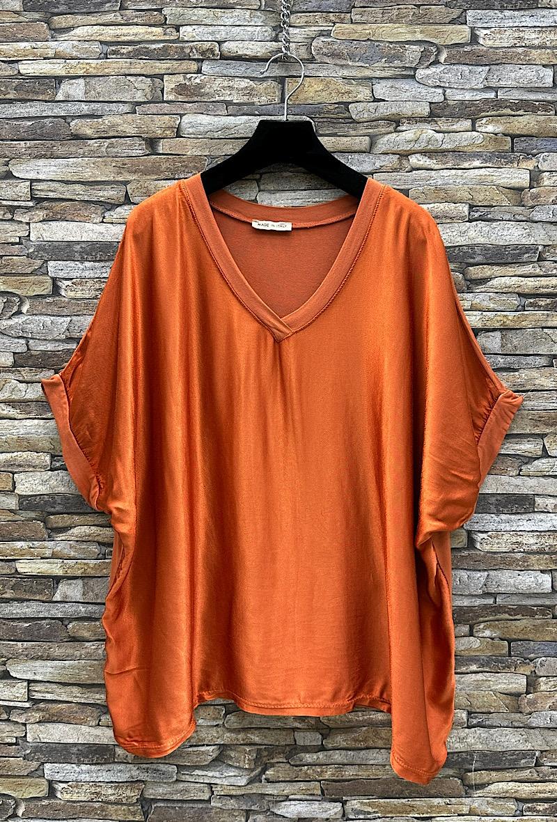 Μπλούζα loose satin/viscose