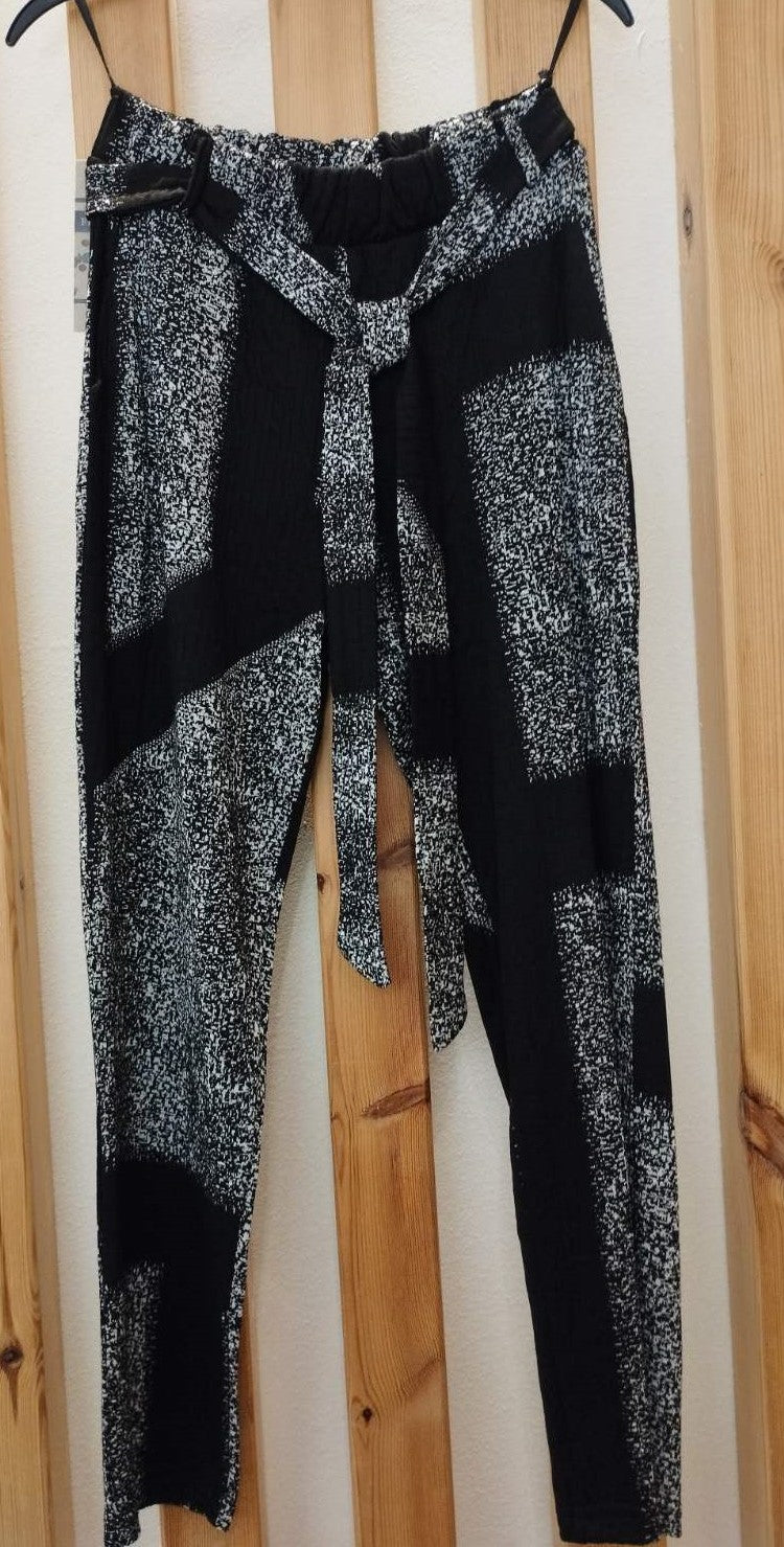 Παντελόνι λεπτό πλεκτό δύο υφασμάτων