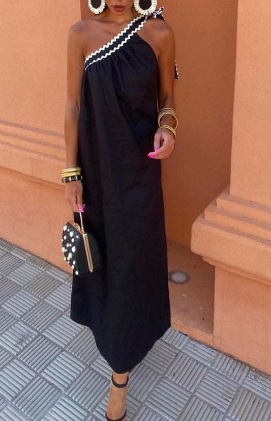 Φόρεμα maxi με έναν ώμο