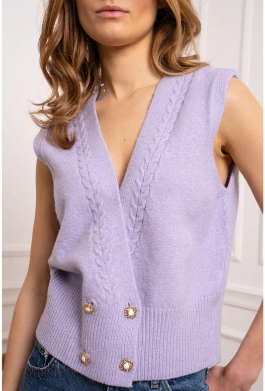 Γιλέκο πλεκτό detailed