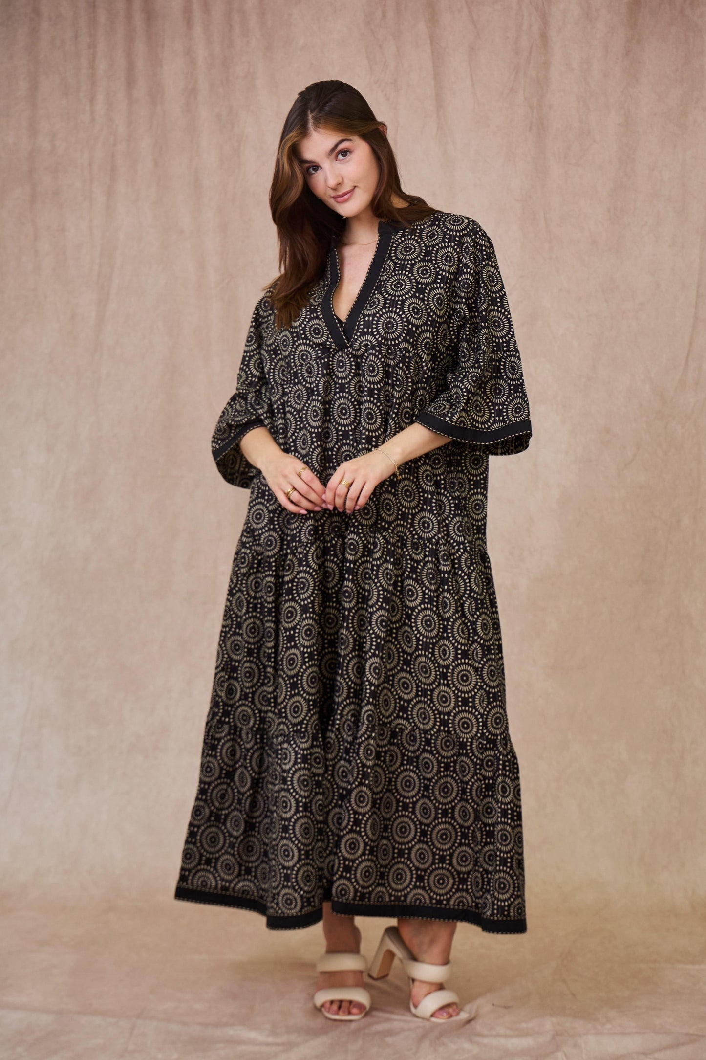 Φόρεμα maxi boho printed