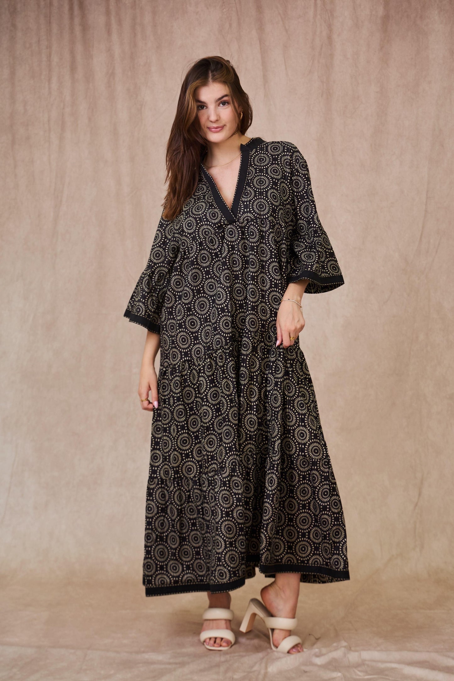 Φόρεμα maxi boho printed