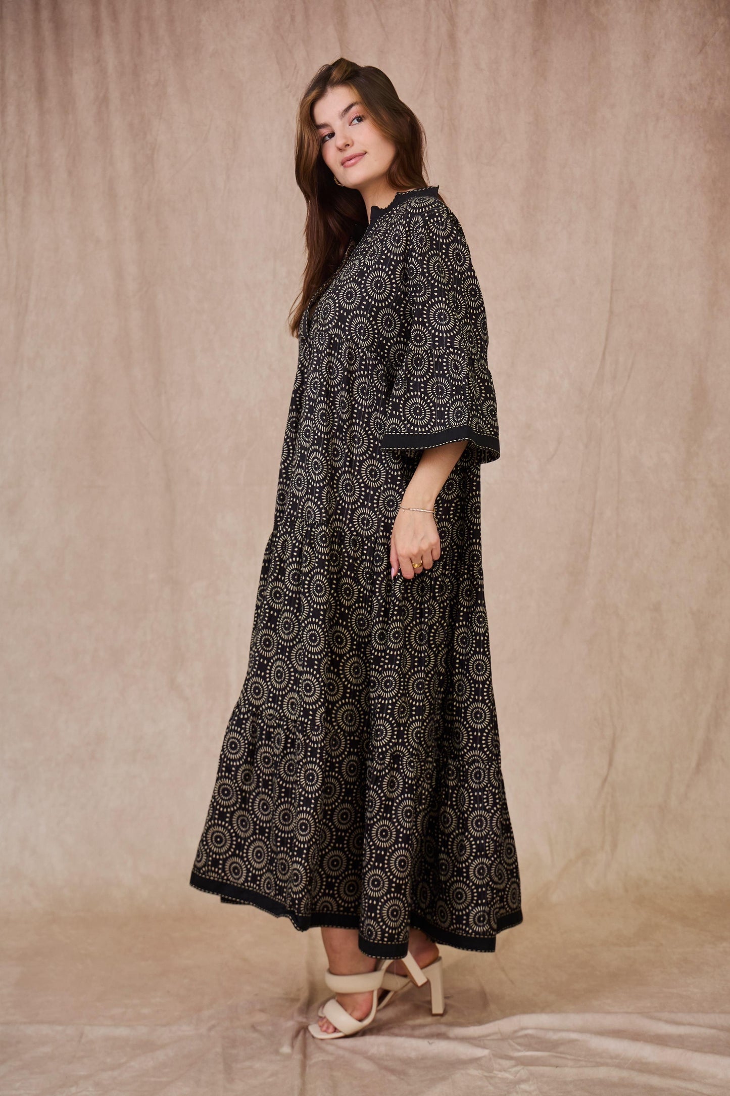 Φόρεμα maxi boho printed