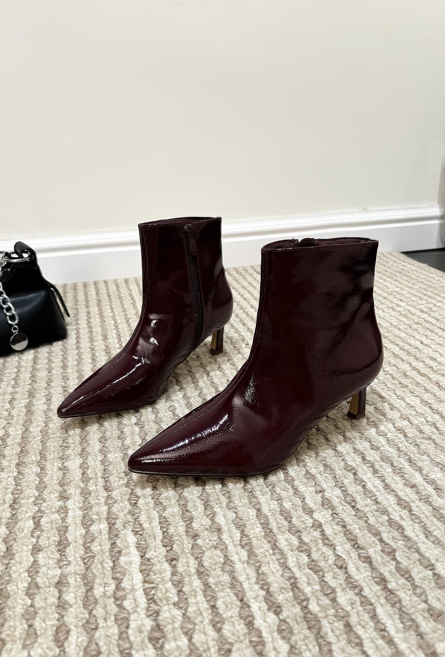 Ankle boot δερματίνης