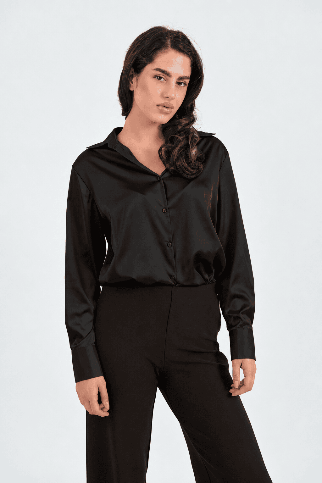 Πουκάμισο satin viscose