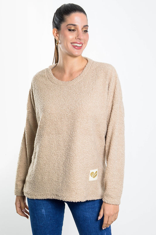Pullover μπουκλέ